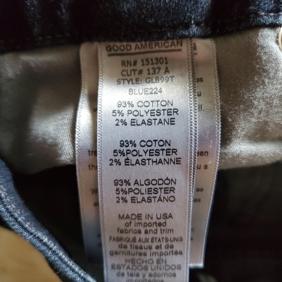 Good American Good Legs Skinny Jeans Blue224 Size 6 - Picture 8 of 11